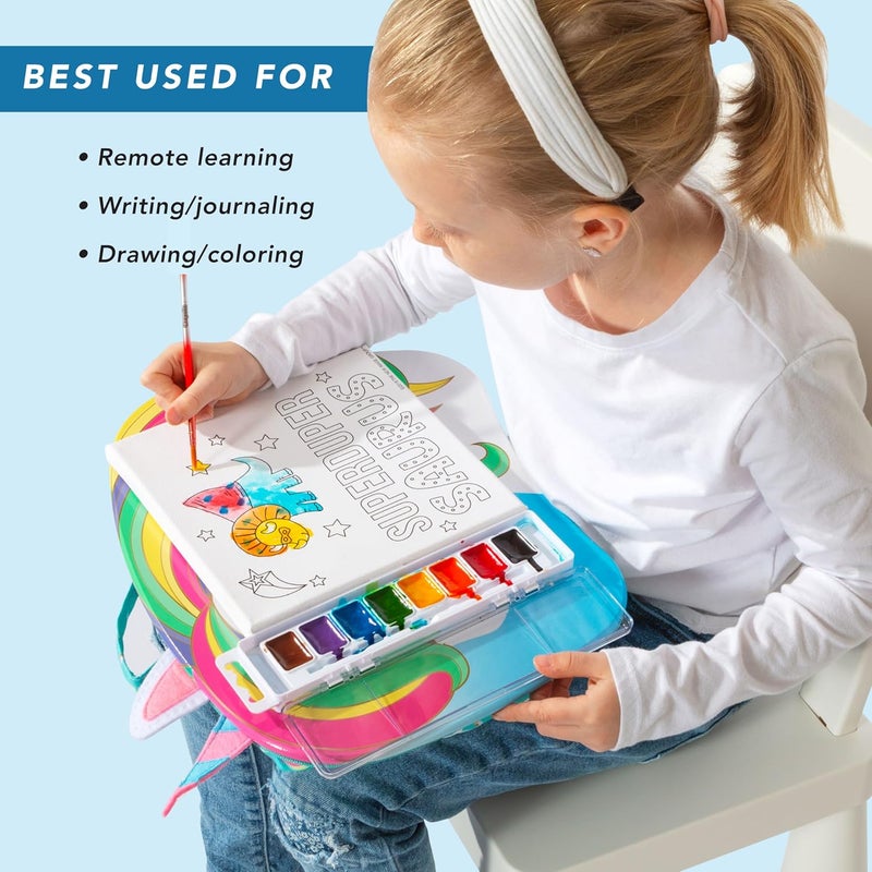 LapGear Lap Pets Lap Desk for Lil’ Kids - Unicorn - Fits up to 11.6 Inch Laptops - Style No. 46747 - Image 2