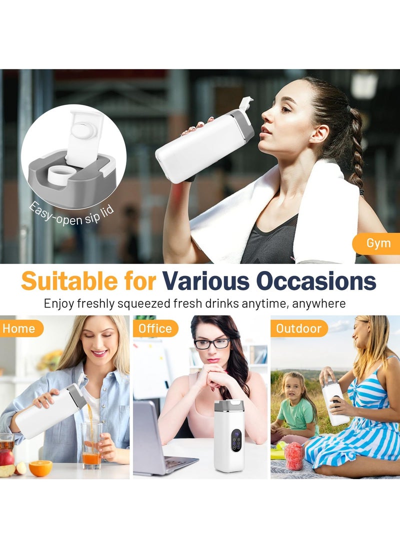 Aideli - Cordless Personal Blender for Shakes & Smoothies, 420ml, USB Charging, 4 Modes, Auto-Clean – Perfect for Gym & Travel - Image 1