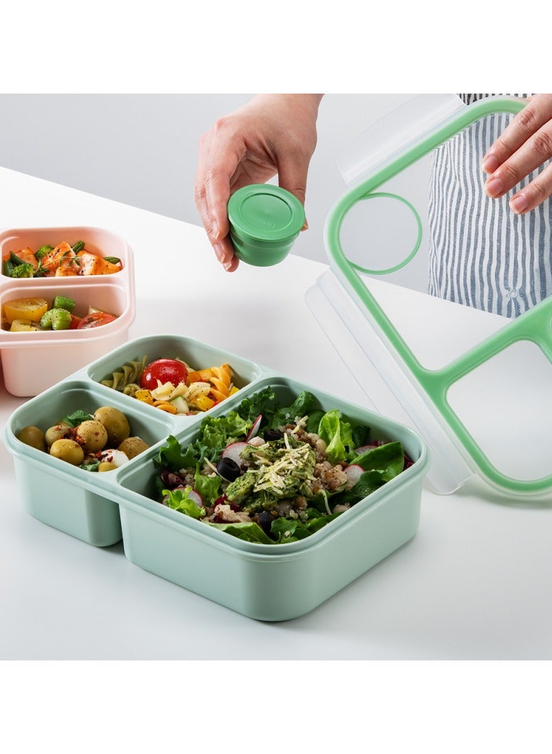لوك آند لوك علبة غداء لوك لوك تو جو سعة 980 مل بنكهة النعناع - مقاومة للتسرب، صغيرة الحجم، آمنة للاستخدام في الميكروويف - Image 4