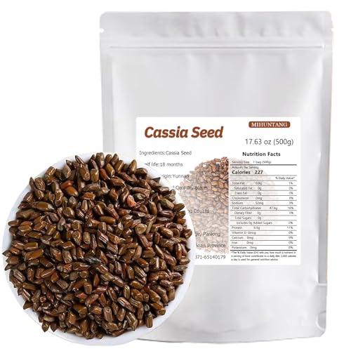 MIHUNTANG Cassia Seed Tea 17.63 oz Jue Ming Zi Cooked Cassia Seeds Angustifolia Tea cooked frying - Image 1