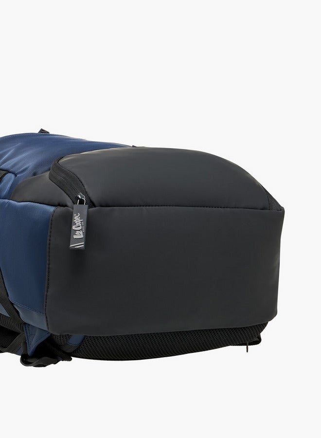 Lee Cooper Men's Panelled Backpack with Zip Closure and Adjustable Strap - 47x32x15 cm  - Image 5