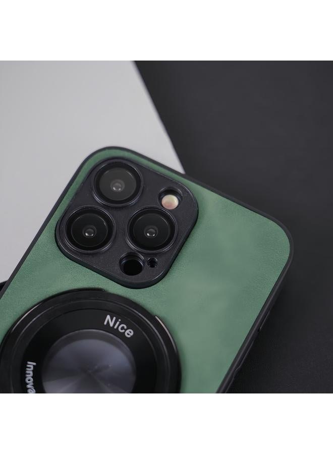 اس-توب جراب هاتف iPhone 15 Pro i.Crystal Lambskin Fulcrum Support - Image 5