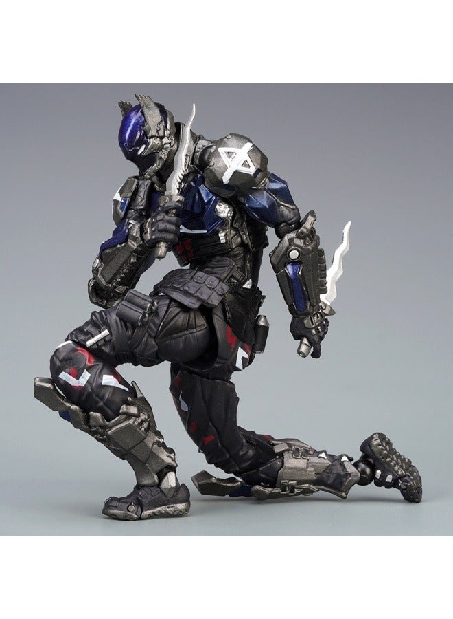 general Arkham Knight Batman Character Model Desktop Decoration Movable Doll Model Toy Collection Decoration Gift for Family and Friends - Image 4