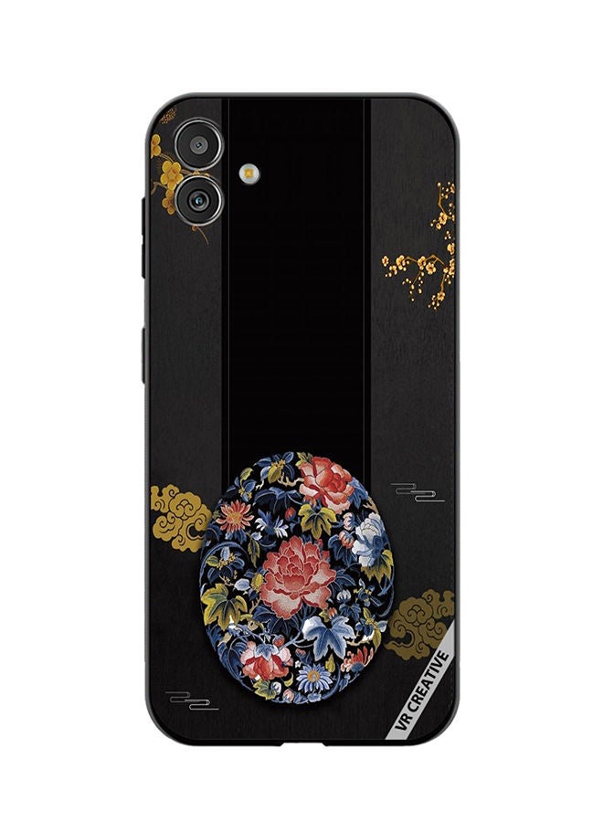 VR CREATIVE Protective Case Cover For Samsung Galaxy F14 Flower Design Multicolour - Image 1