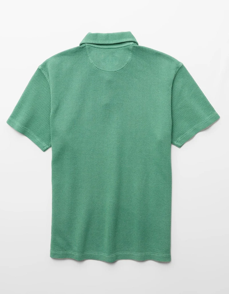 American Eagle  AE Standard Fit Johnny Collar Knit Polo Shirt for Men | Best Price UAE