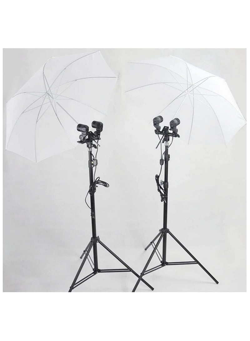 2Pcs White Soft And Light Translucent Photography Soft Light Photo Studio Video Umbrella For Professional Photography Lighting Equipment Softbox Alternative Diffusion Umbrella 33 Inch - Image 3
