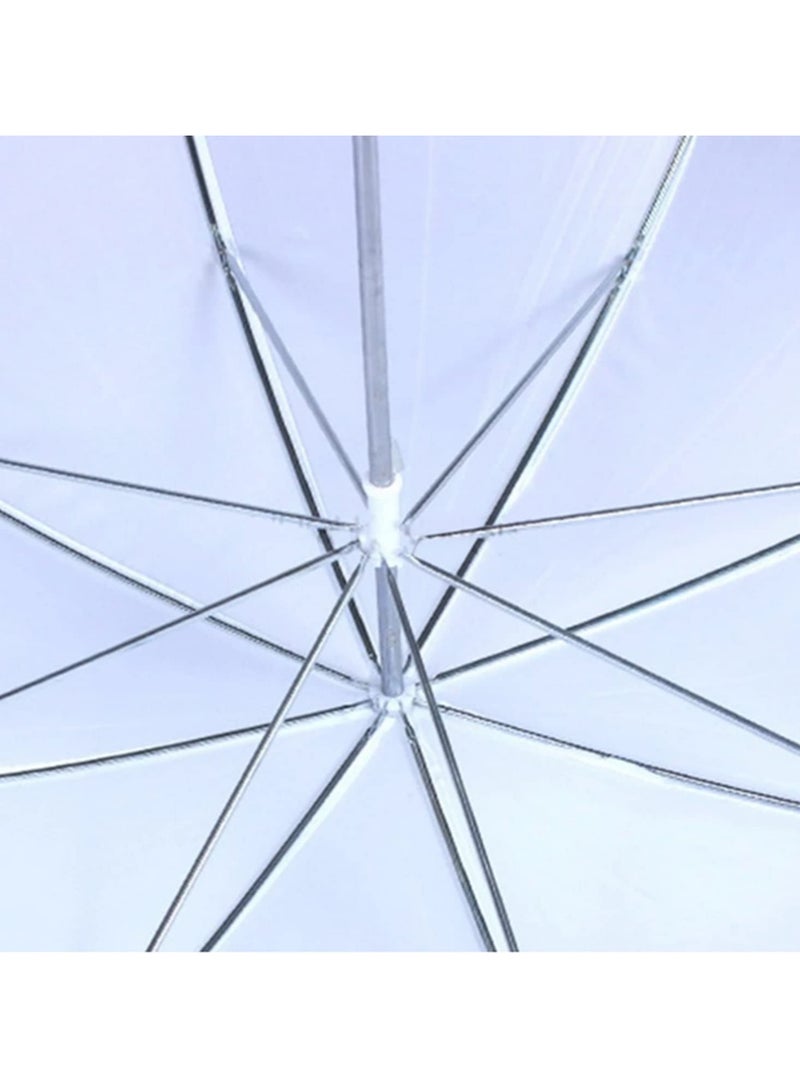 2Pcs White Soft And Light Translucent Photography Soft Light Photo Studio Video Umbrella For Professional Photography Lighting Equipment Softbox Alternative Diffusion Umbrella 33 Inch - Image 4