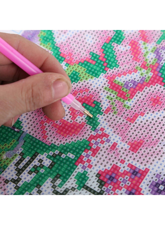 NIBEMINENT DIY 5D Diamond Painting Kit Blue/White/Brown - Image 2