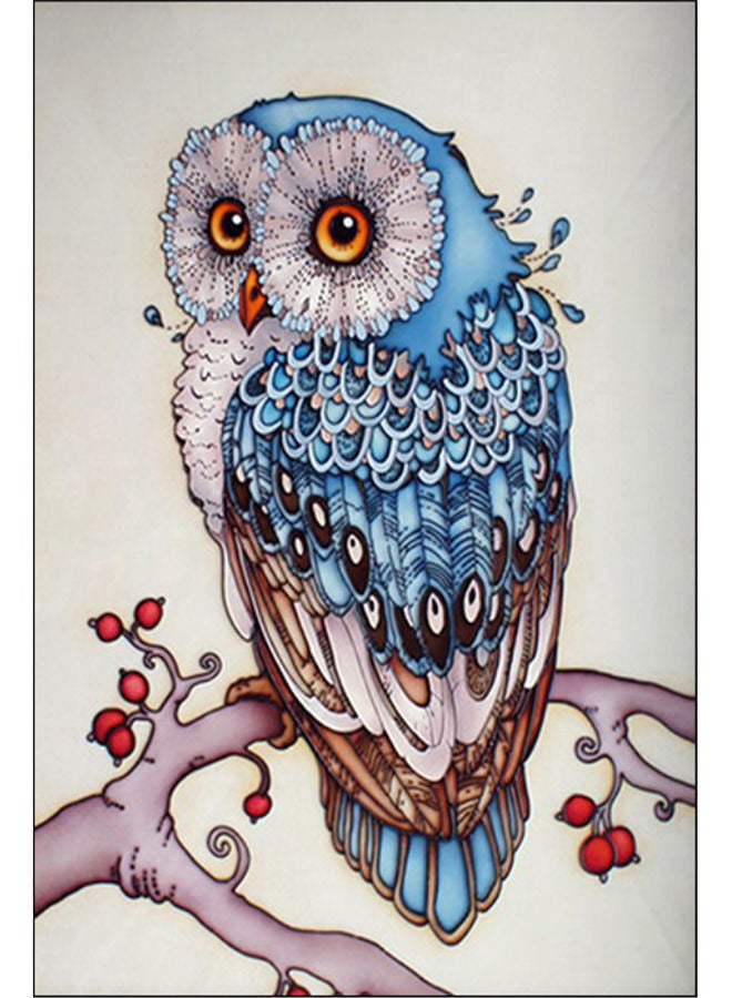 NIBEMINENT DIY 5D Diamond Painting Kit Blue/White/Brown - Image 3