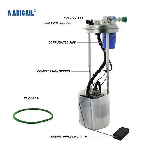 A ABIGAIL Fuel Pump E4123M, SP6714M Compatible with Chevy Pickup Silverado 1500 GMC Sierra 1500 2014-2018, 4.3L 5.3L 6.2L w/sending unit fuel pressure sensor - Image 2