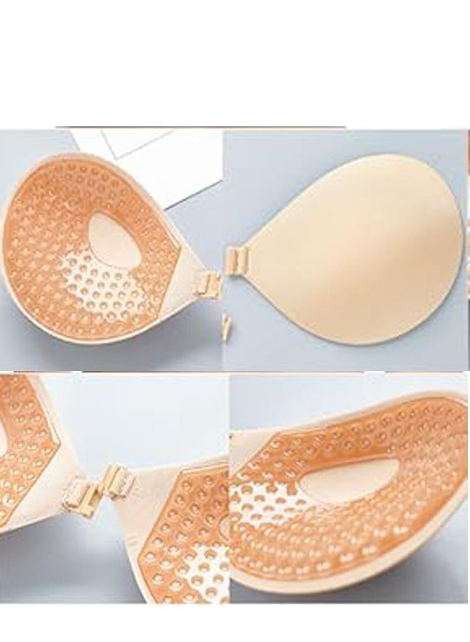 Jomo Store Push Up Self Adhesive Silicone Bra – Strapless, Invisible, Breathable, Front Closure for Backless Dresses - Image 3