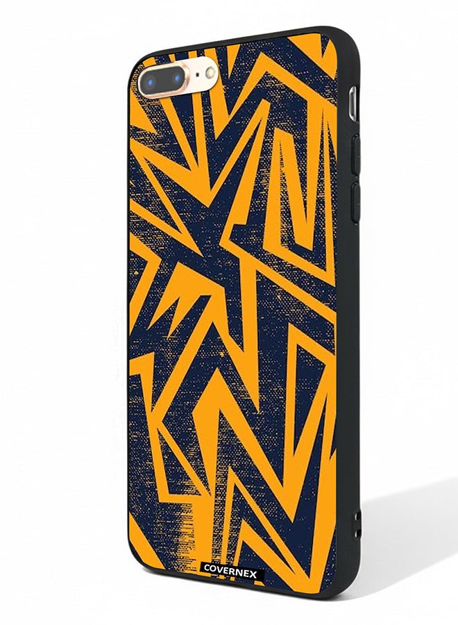 Covernex Apple iPhone 8 Plus Protective Case Cover Printed Featuring Urban Lightning Geometric Camo - Image 1