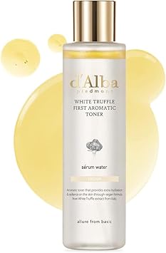 d'alba Piedmont Dalba Italian White Truffle First Aromatic Toner Vegan Glowy Hydrating for Dry and Sensitive Skin Skin Texture Enhancement Deep Hydration Weak Acidic Korean Skincare - Image 1