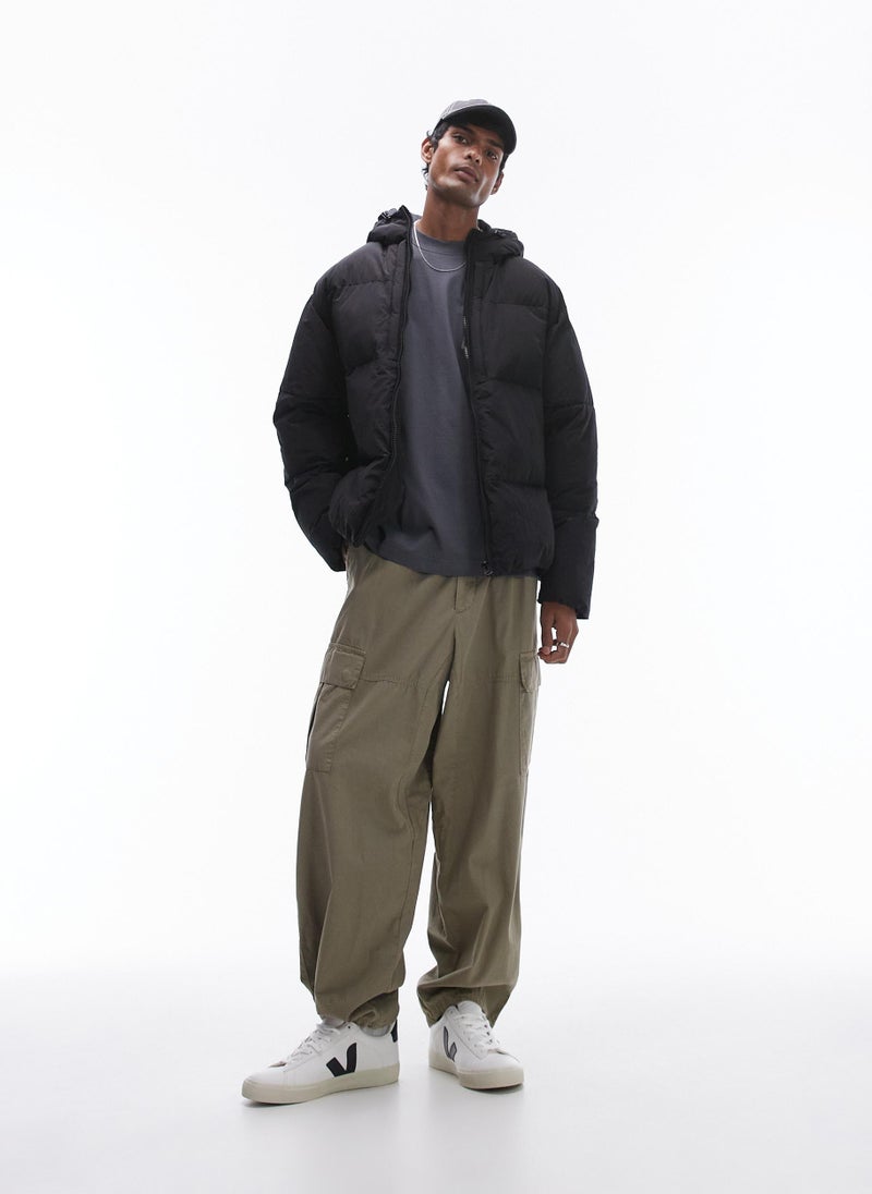 TOPMAN Hooded Puffer Jacket  - Image 4