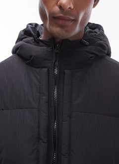 TOPMAN Hooded Puffer Jacket  - Image 3