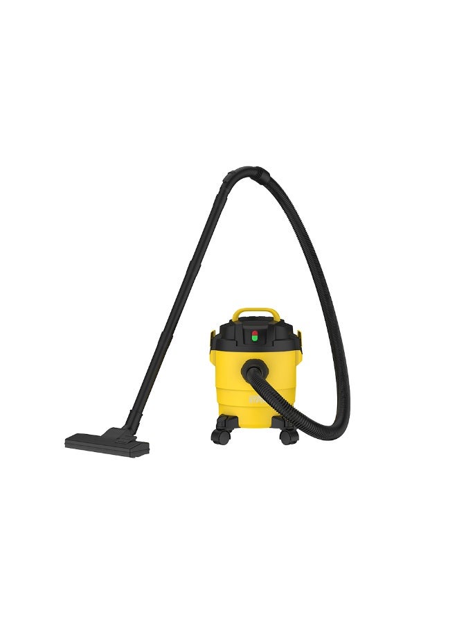 Winning Star Barrel Vacuum Cleaner – 10L, Wet & Dry, ST-5035 (Yellow/Black, 1000W) - Image 2