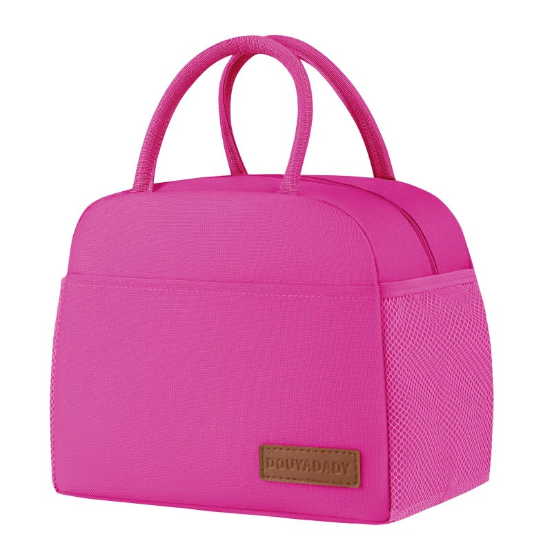 douyadady Lunch Bag Women/Men Lunch Box Women/Men (Rose Red) - Image 1