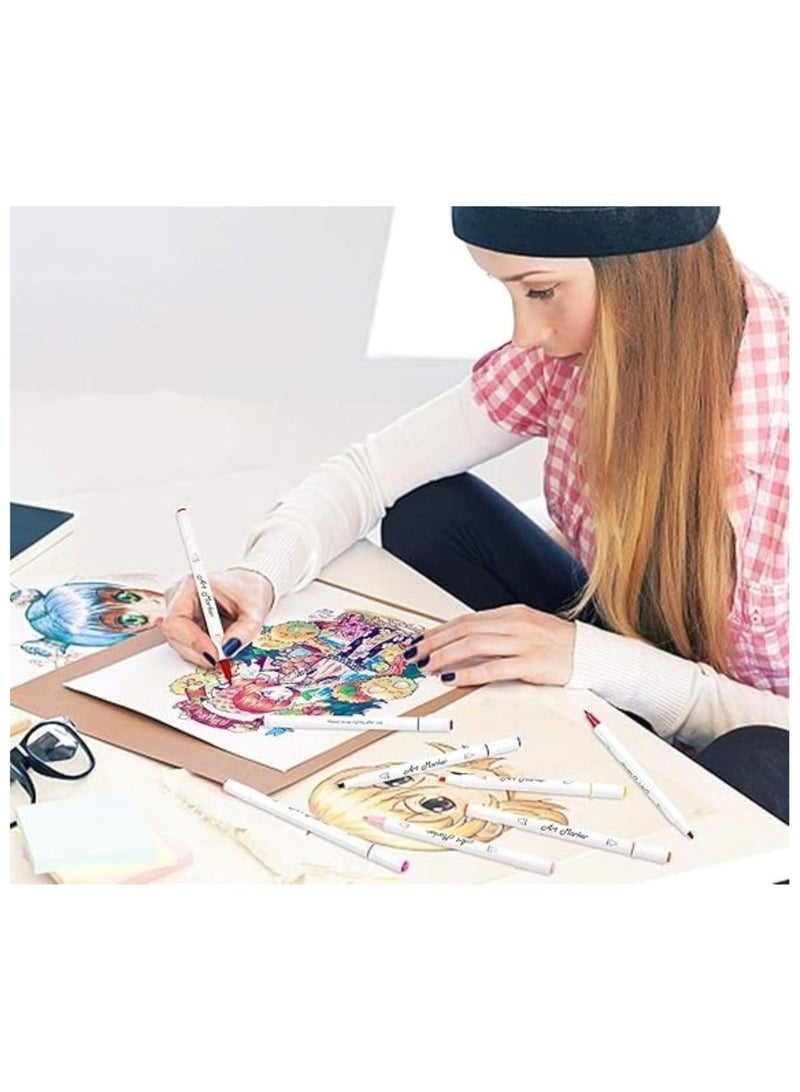 Huitich Acrylic Paint Marker Set 72 Vibrant Colors for Art, Craft & DIY (Packing May Vary) - Image 4