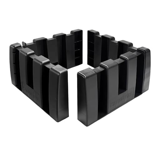 DXNQ 4PCS Multipurpose Cargo Organizer Blocks, Plastic Cargo Storage Organizer Blocks for Wool Carpet Trunk, Grocery Trunk Divider Cargo Containment System for Car SUV Van Trunk - Image 1