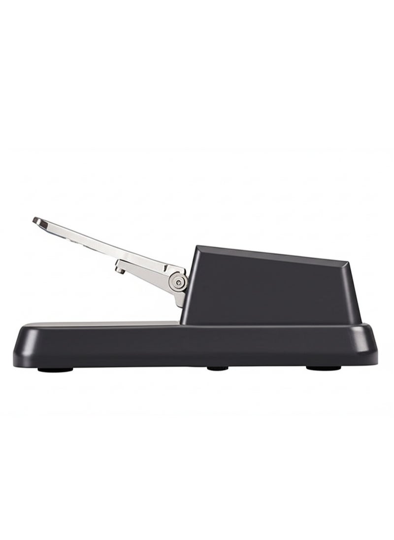 Megarya Supvox WTB-005 Universal Sustain Pedal – Compatible with Yamaha, Roland, Casio Keyboards & Digital Pianos – Durable Black & Silver Design for Professional Performance  - Image 2
