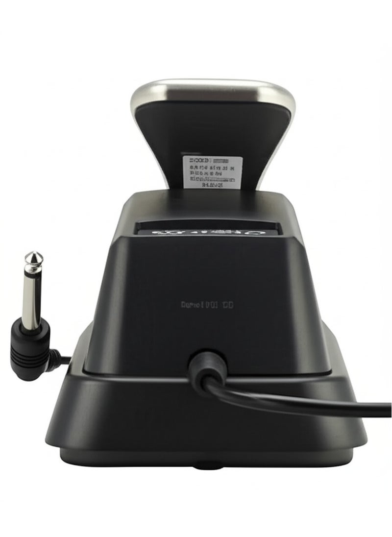 Megarya Supvox WTB-005 Universal Sustain Pedal – Compatible with Yamaha, Roland, Casio Keyboards & Digital Pianos – Durable Black & Silver Design for Professional Performance  - Image 3