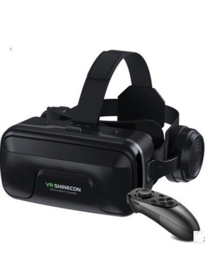 نظارات الواقع الافتراضي VRSHINECON من الجيل السادس G04E/A، إصدار سماعة الرأس، خوذة الواقع الافتراضي ثلاثية الأبعاد، بانوراما - اللون: G04EA، الجيل السابع +052 مقبض - Image 1