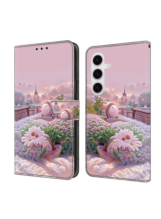 S-TOP Case For Samsung Galaxy A24 4G / 5G Fresh Painted Leather Phone Case - Image 1