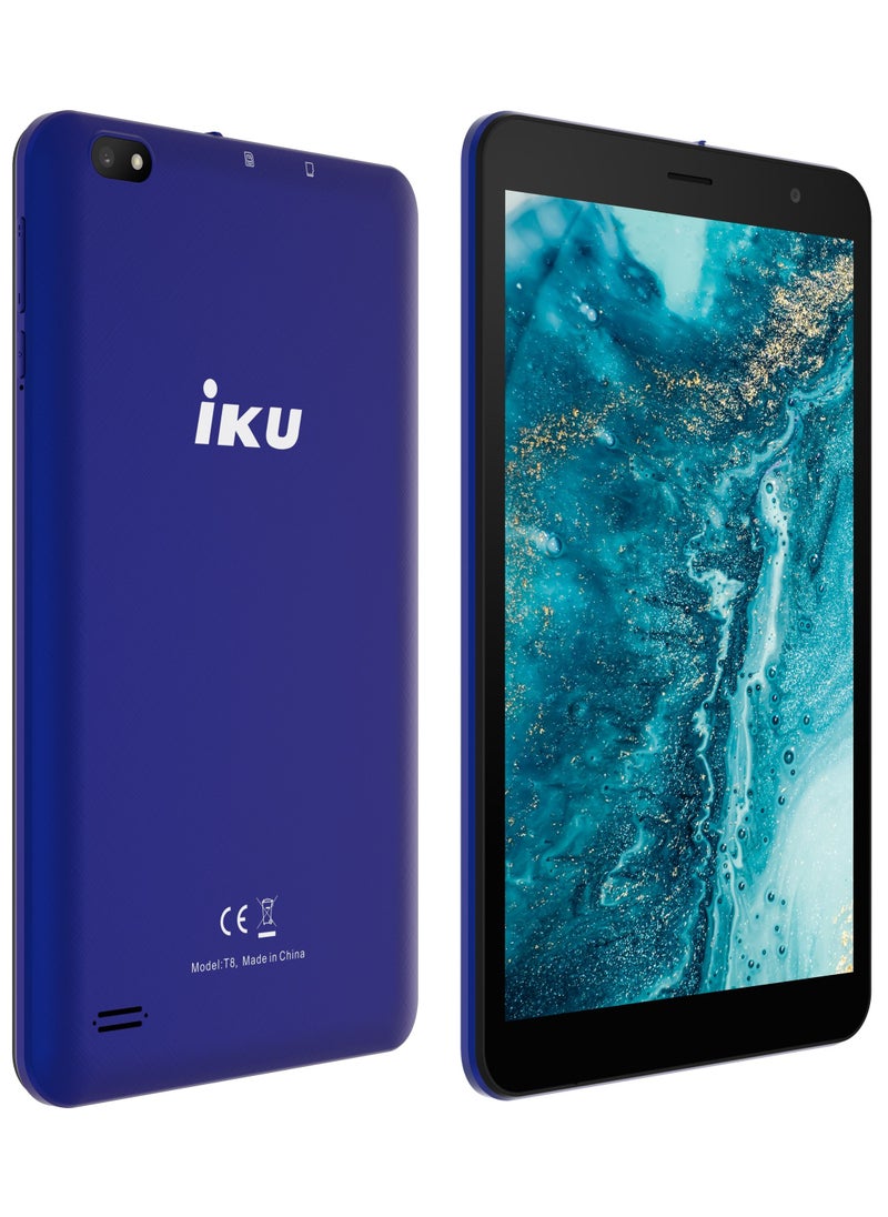 IKU T8 Tablet 8 inch, 2GB RAM, 16GB, 4G-Blue  - Image 1