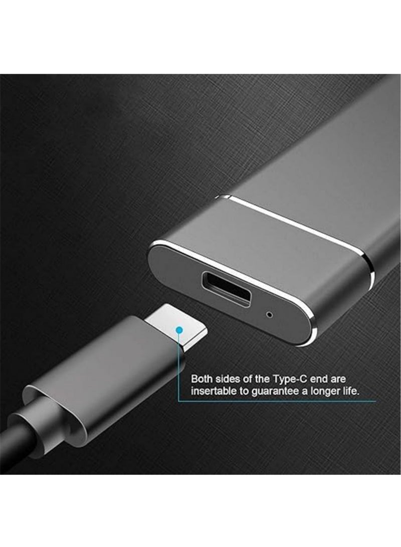 اووكاي قرص صلب خارجي سعة 64 جيجابايت، قرص صلب محمول فائق النحافة، مقاوم للصدمات والسقوط، مزود بمنفذ USB 3.1، متوافق مع أجهزة الكمبيوتر الشخصية وأجهزة الكمبيوتر المحمولة وأجهزة الكمبيوتر المحمولة (أسود) - Image 5