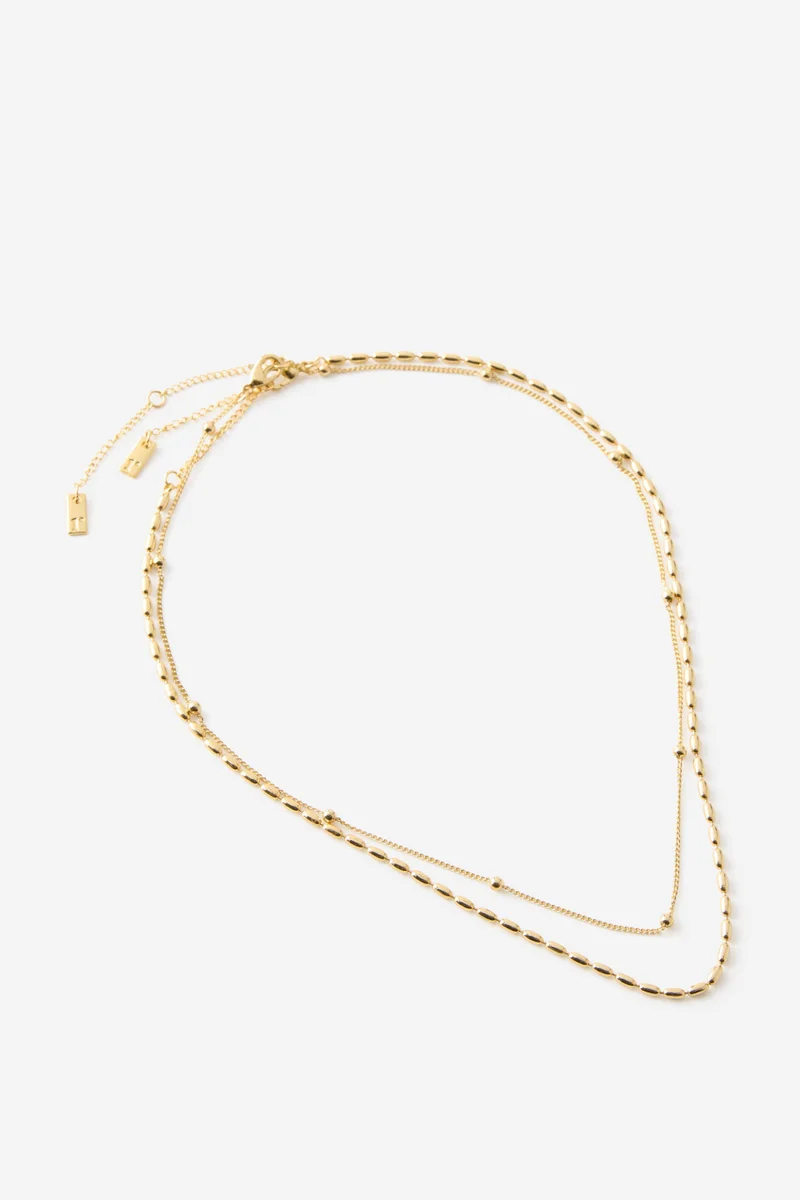 2Pk Fine Chain Necklace