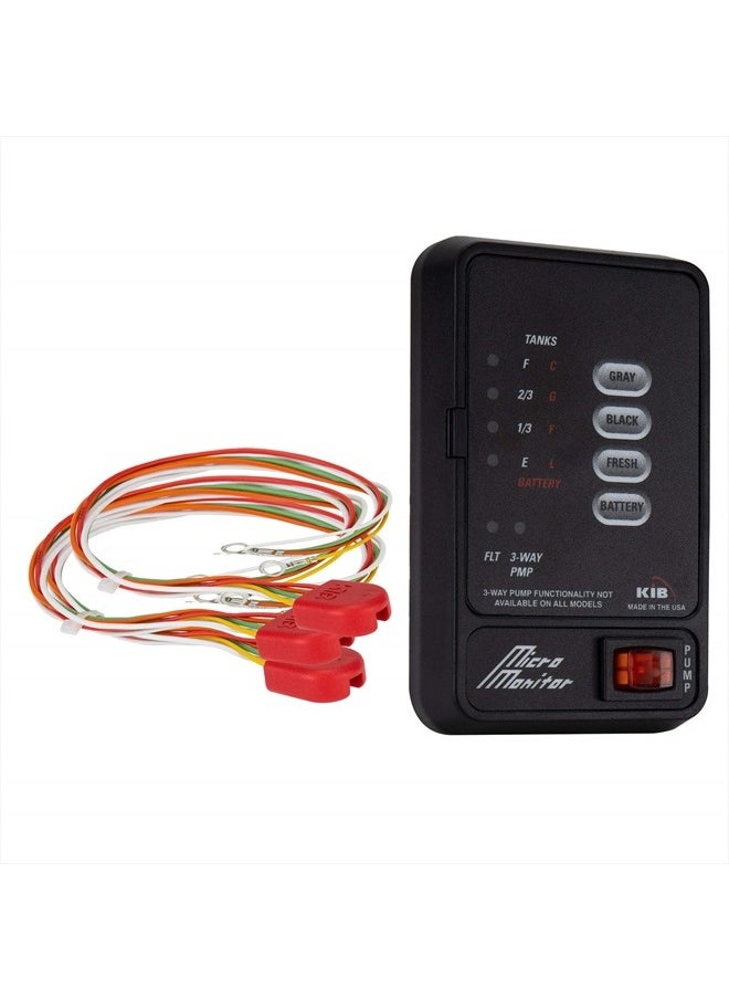 RecPro RV Tank Sensor Monitor Panel M21 | KIB Replacement | Panel Only | Level Sensor | Fresh Water or Holding Tank Level Sensor (Black)  - Image 1