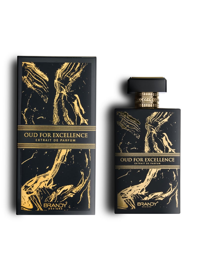 براندي ديزاينز - عطر عود فور إكسلانس أو دو برفيوم - عطر للجنسين، 100 مل | رائحة فاخرة وغنية | مثالي لأي مناسبة - استمتع بهدية خاصة حصرية - Image 1