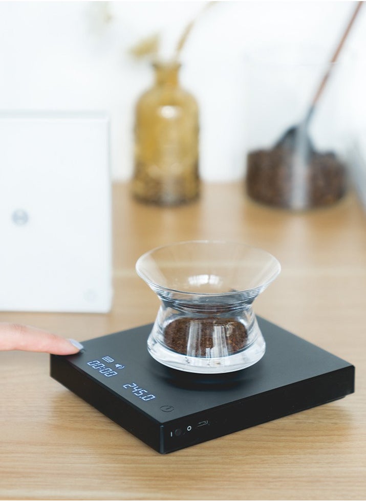 TIMEMORE - Black Mirror Basic Plus Digital Espresso Coffee Scale Kitchen Scale with Auto Timing - Image 1