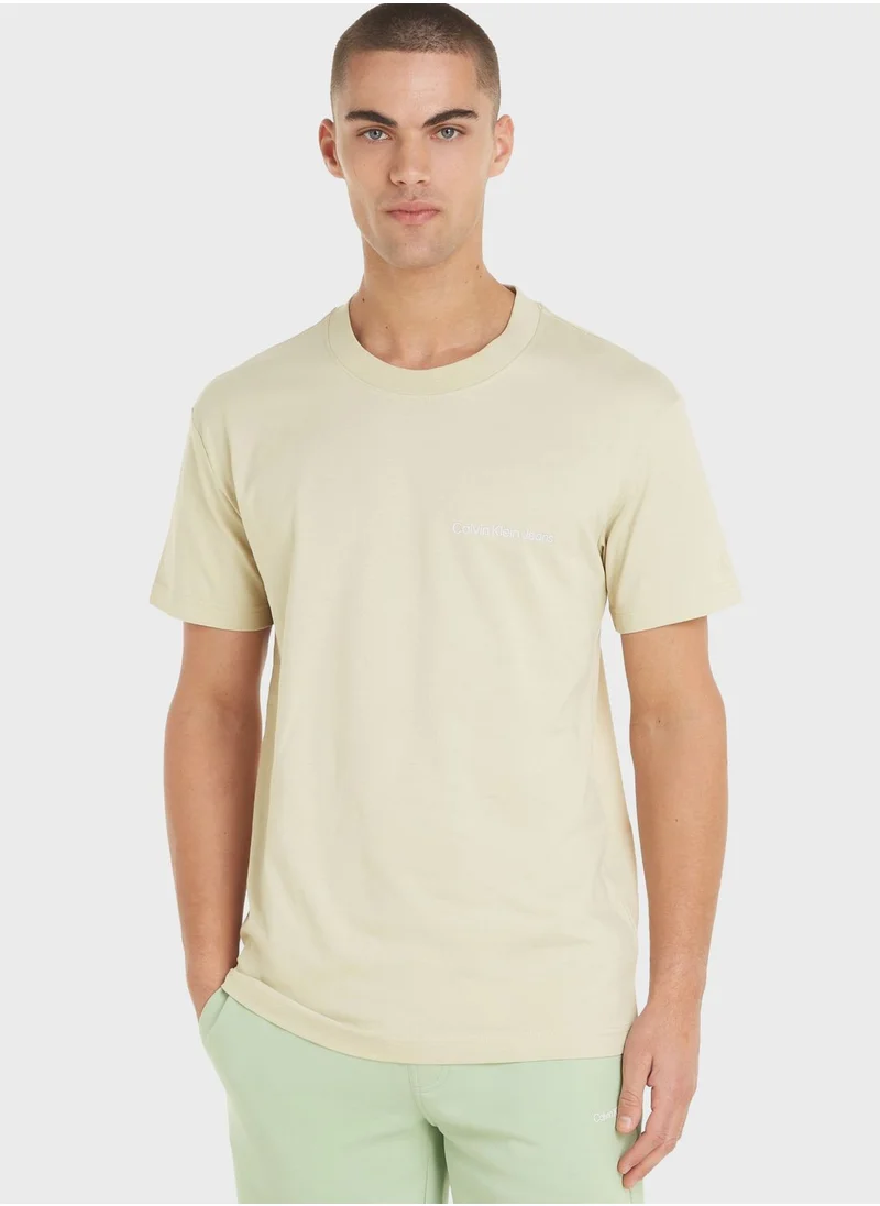 Calvin Klein Jeans Logo Crew Neck T-Shirt