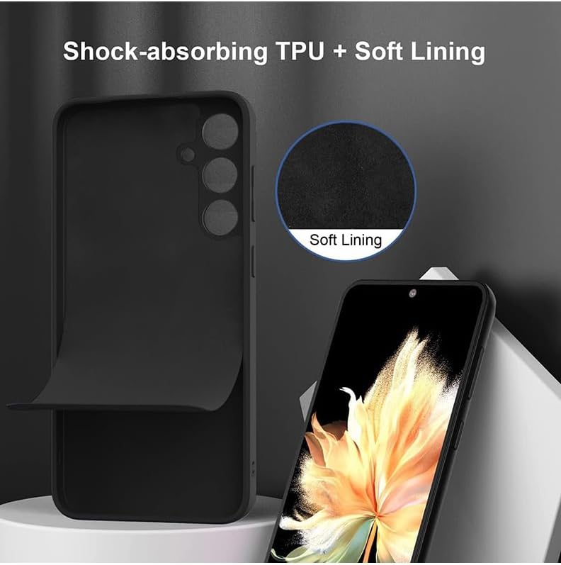 Theodor Protective Slim Fit Case Liquid Silicone Cover With Full Body Protection Anti-Scratch Shockproof Case For Samsung Galaxy S24 Black Skates Multicolour Mcplssgs24Blka568 - Image 3