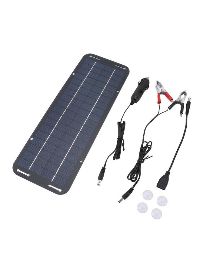 Thoraya 10W Solar Panel Kit High Efficiency Monocrystalline Lightweight Portable Solar Charger Panel with Cables for Camping Hiking Traveling  - Image 2