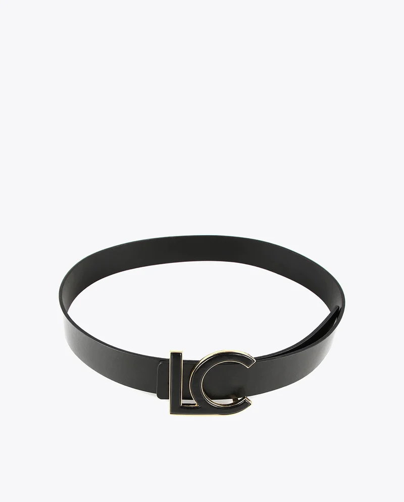 Lola Casademunt Faux leather belt with covered buckle