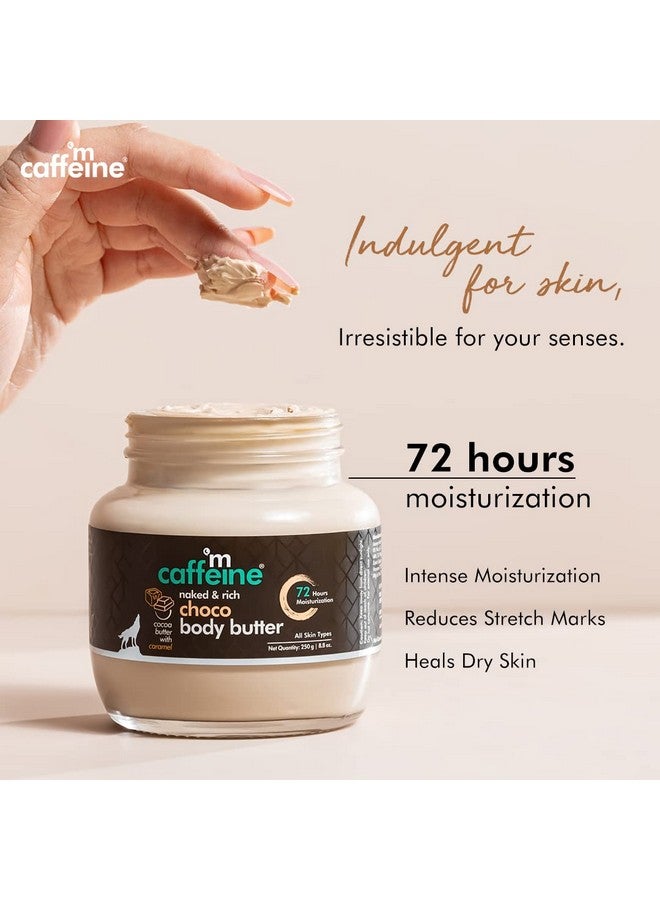 إم كافيين زبدة الجسم للبشرة الجافة لكل من النساء والرجال، مرطب زبدة الشيا مع كريم الجسم بزبدة الكاكاو والكافيين لترطيب يدوم 72 ساعة، غير لزج لجميع أنواع البشرة (100 جم) - Image 2