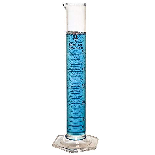 Karter Scientific 213C2 Karter Scientific Glass Graduated Cylinder 3 Piece Set 10, 50 & 100ml - Image 5
