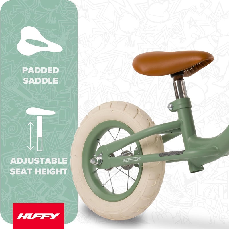 Huffy Vintage 10 Inch Balance Bike Green - Image 3