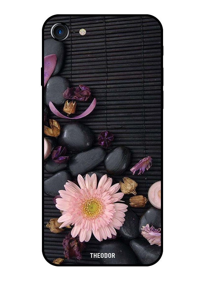 Theodor Protective Case Cover For Apple Iphone SE 2022 Flowers & Stones  - Image 1