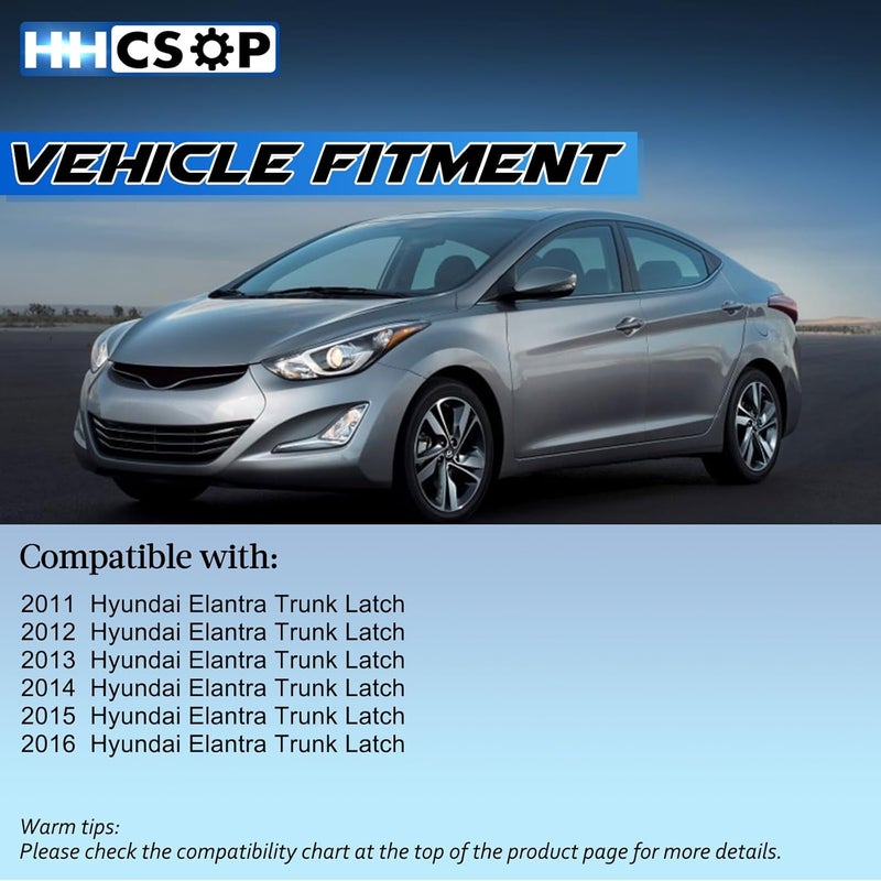 HHCSOP Liftgate Lock Actuator Trunk Latch for Hyundai Elantra (2011-2016) - Image 3