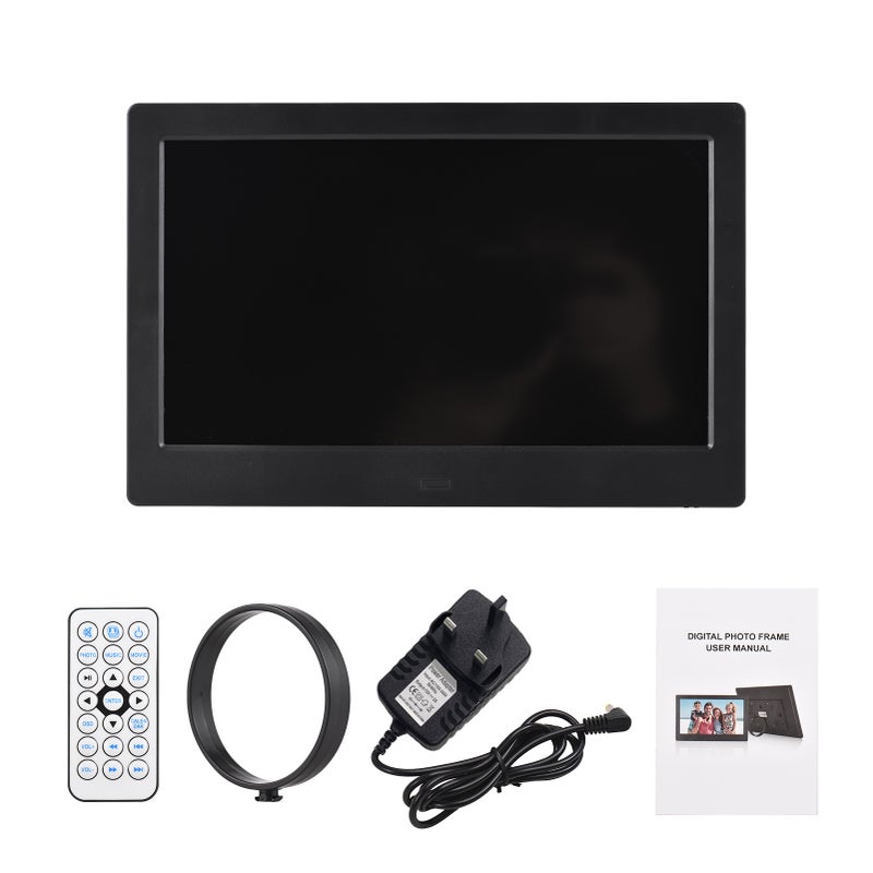 10.1 Inch Digital Photo Frame Desktop Electronic Album IPS Screen Photo/ Video/ Music/ Clock/ Calendar Functions with Backside Stand Remote Control - Image 3