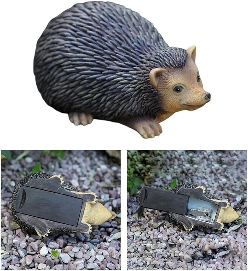 صندوق مجوهرات حيواني من الراتنج على شكل صخرة لحمل المفاتيح، طراز أ، مناسب للداخل والخارج والشرفة والحديقة ورف الكتب - Image 3