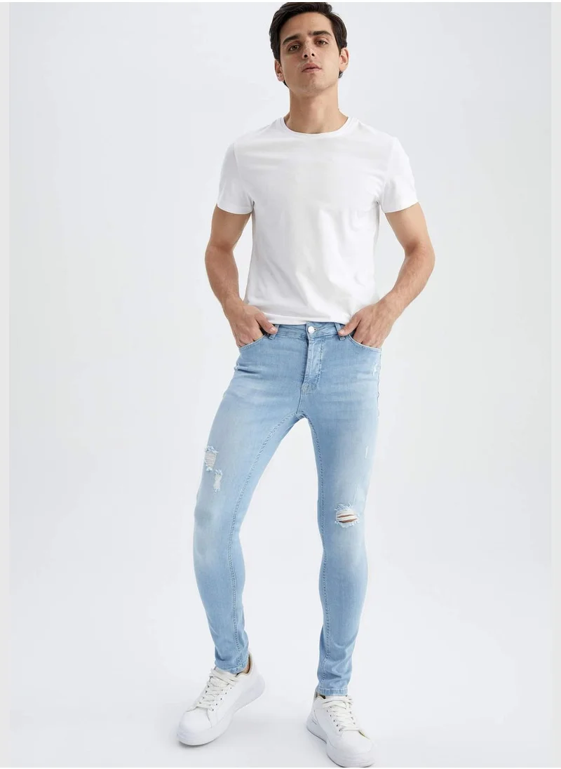 DeFacto Man Super Skinny Fit Denim Trousers