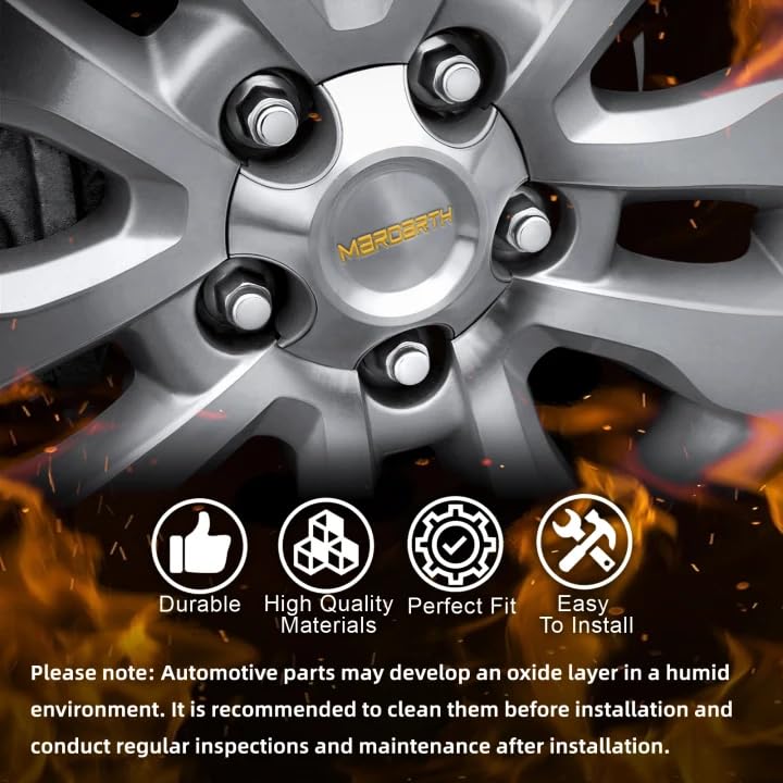 Mardarth Set of 20, 14x1.5mm OEM Style Factory 1.85 Inch 7/8 22mm Hex Mag Washer Lug Nuts Compatible with Sequoia Landcruiser Tundra Lexus LX - Image 5