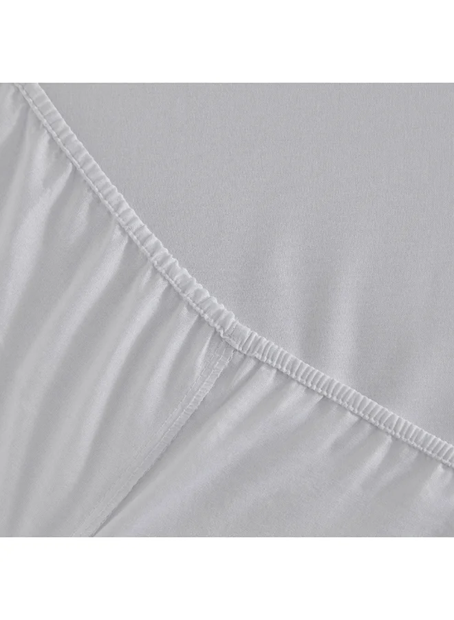 Home Box Bristol Polycotton King Fitted Sheet 200 x 25 x 180 cm