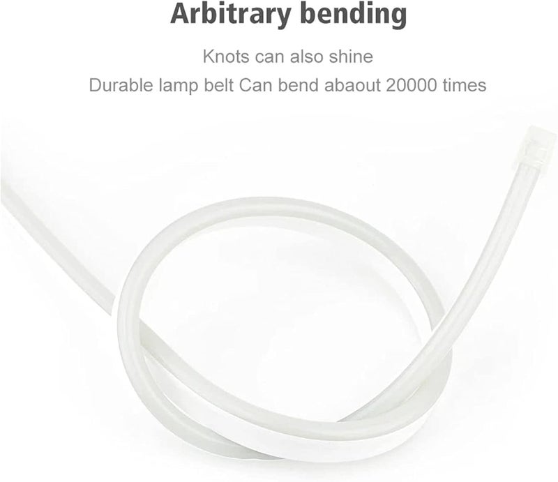 BPA® LED Neon Strip Light Waterproof for Home Lighting Kitchen Bed Outdoor Flexible Decoration (Warm White) (5M) - Image 2