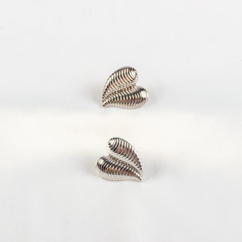Silver Stainless Steel Earring - Image 3