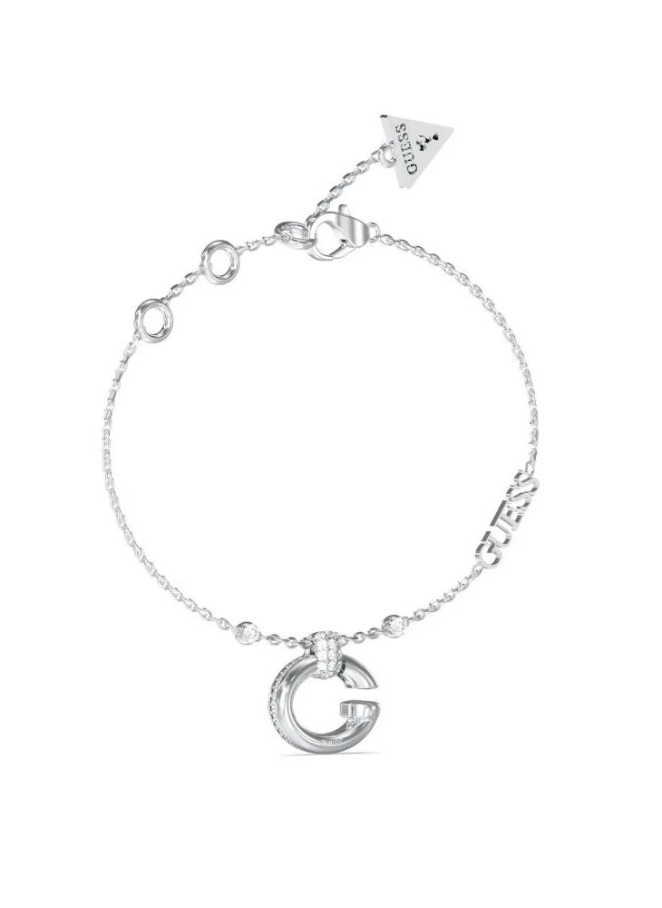 جس Logo Detail Single Bracelet